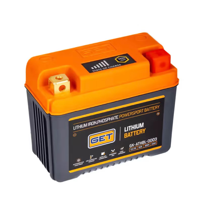 HPRD GET Lithium Battery - 2.5Ah, 175CCA - Dirt Bike Performance